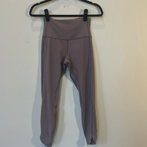 Lululemon Align Pant 25" HR * Petal SE Frosted Mulberry Size 8
